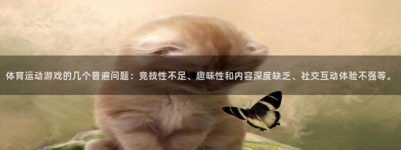 体育运动游戏的几个普遍问题：竞技性不足、趣味性和内容深度缺乏、社交互动体验不强等。