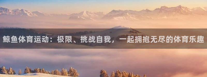 鲸鱼体育运动：极限、挑战自我，一起拥抱无尽的体育乐趣