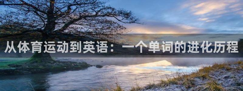 从体育运动到英语：一个单词的进化历程